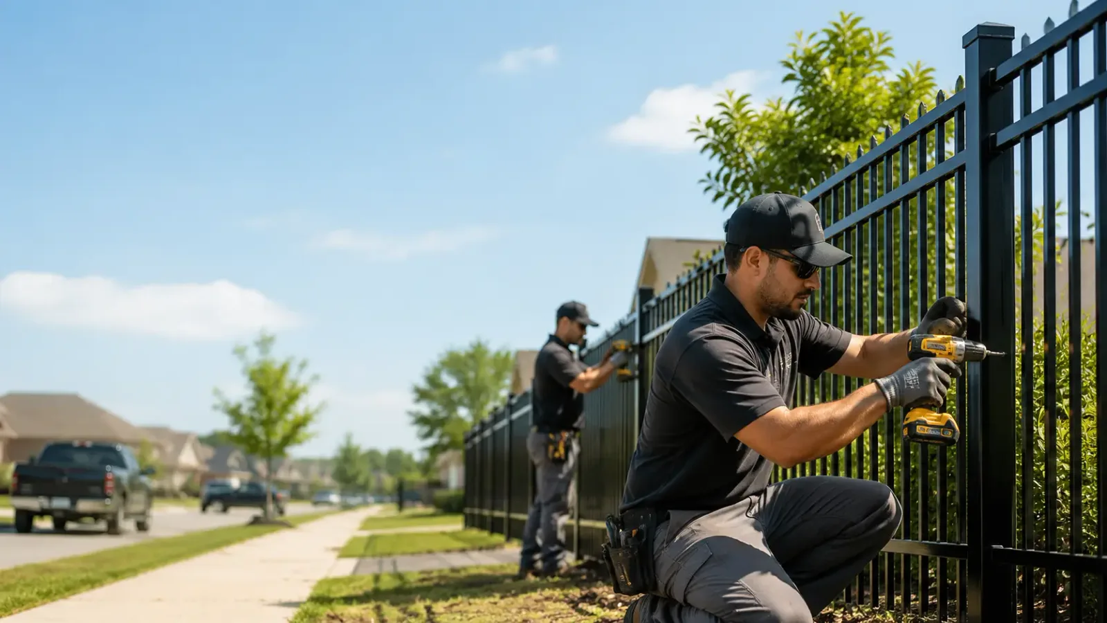 Metal Fence Installation in Hamburg, LA